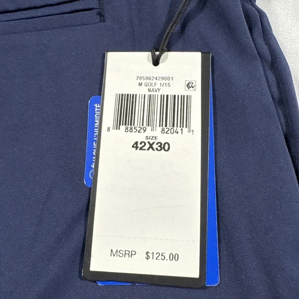 RLX‎  Ralph Lauren Pants Mens 42x30 Navy Tailored Fit Performance Golf NWT $125